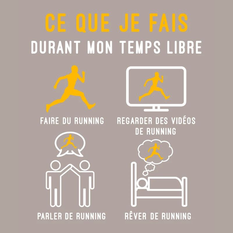 running courir temps libre cadeau coureur