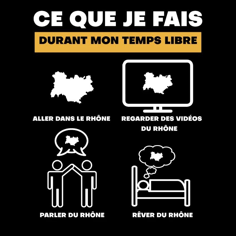 Rhône durant temps libre