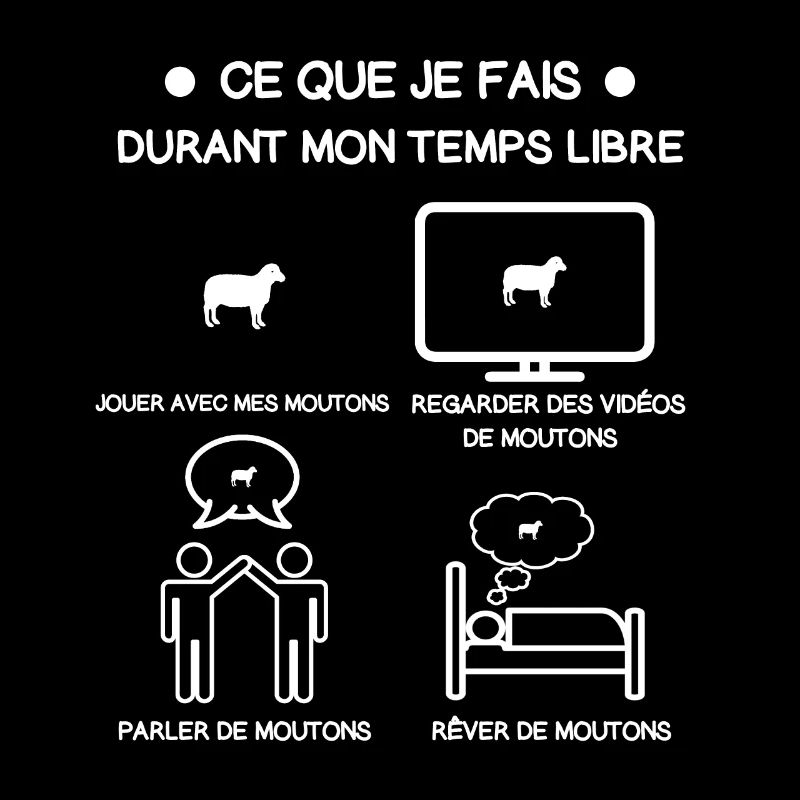 cadeau temps libre mouton