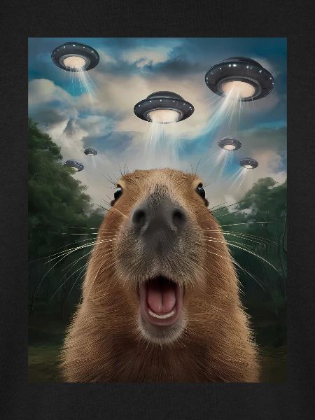 Capybara Selfie Ufo Funny Animals Pictures
