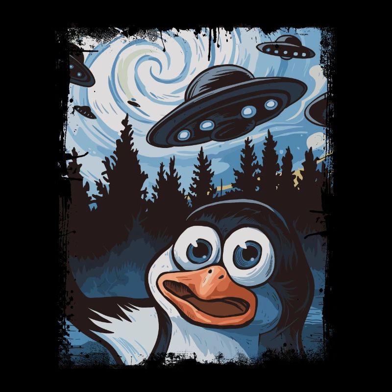 Cooler Lustiger Pinguin