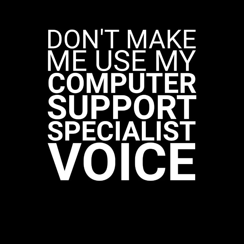 Computer Support Specialist Voice | IT Support"