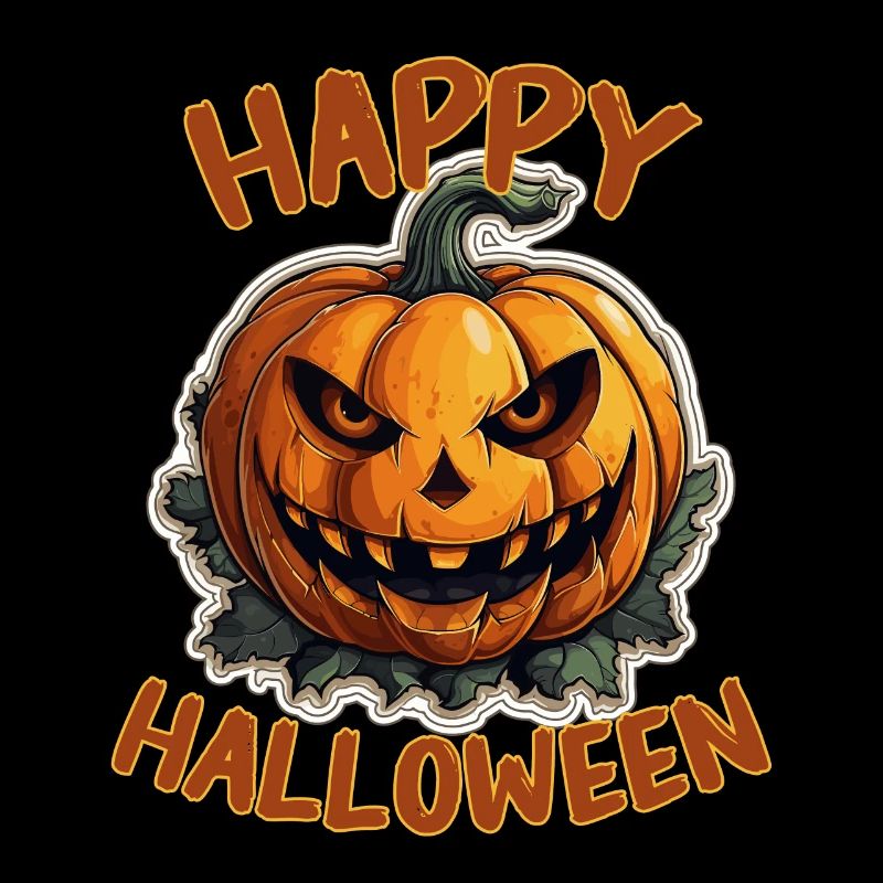 Happy Halloween Pumpkin. Ghosts Pumpkin.