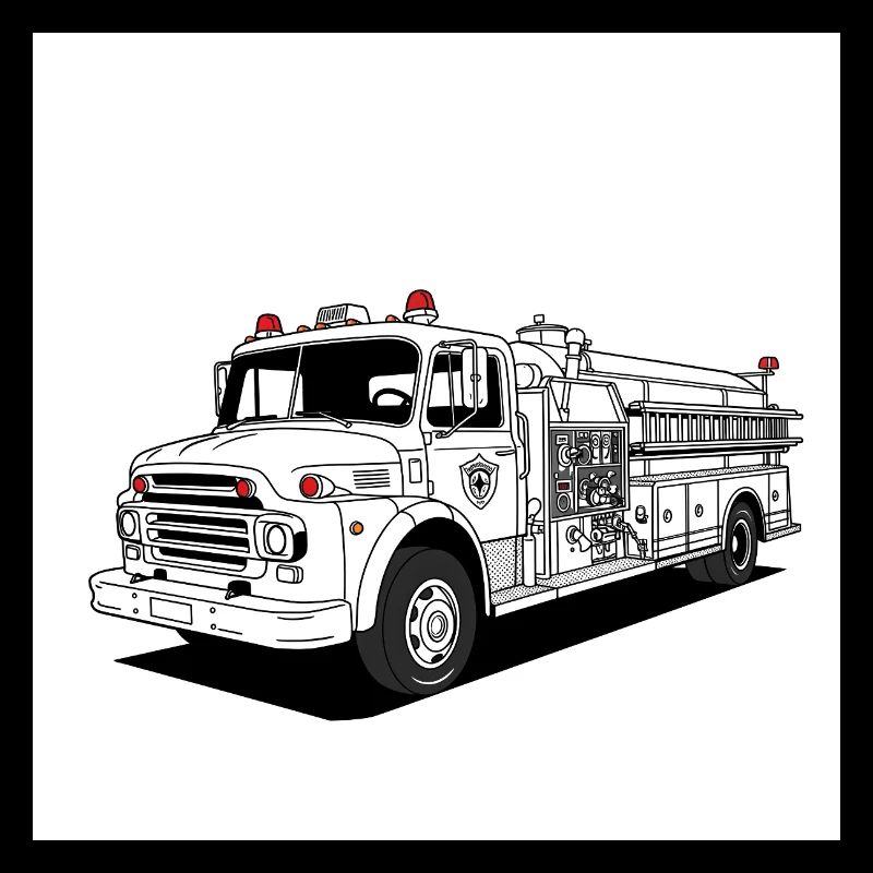Camion de pompiers : Des héros sur roues en action