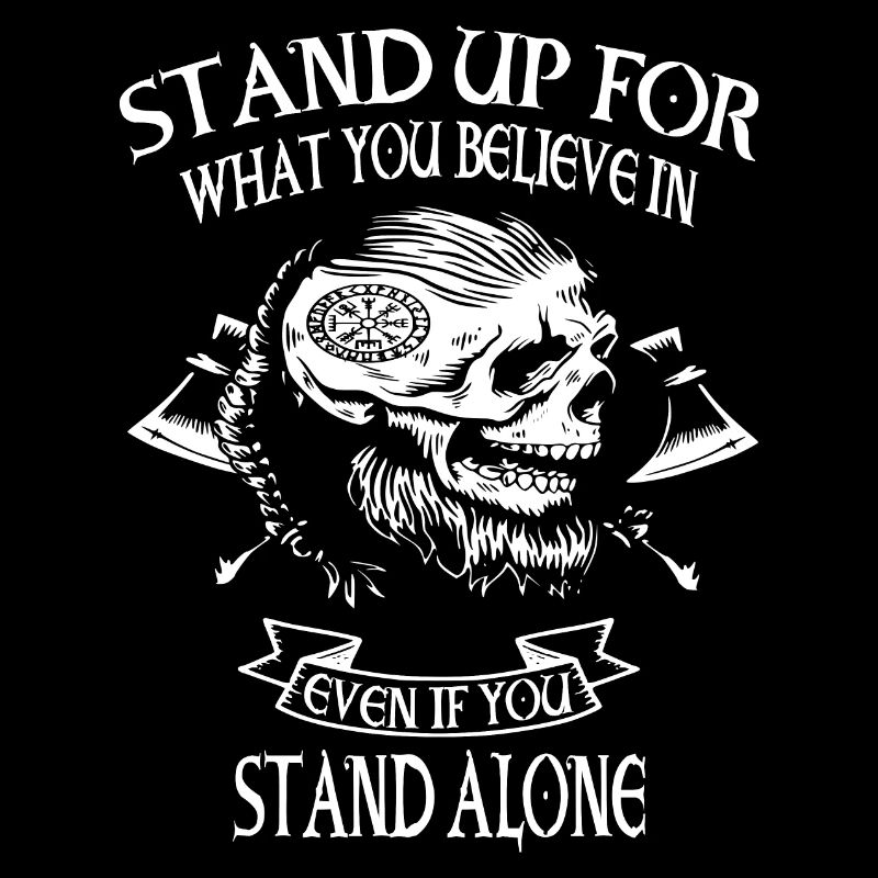 Wikinger Totenkopf Skull nordisch