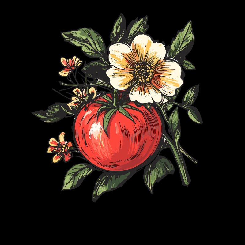 Tomate aux fleurs