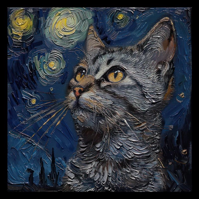 Chat, Motif De Chat,