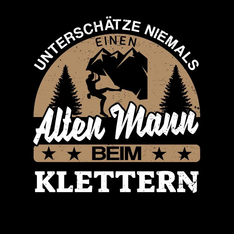 Alter Mann Unterschätzen Klettern Kletterer