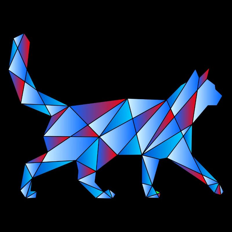 Blaue Katze