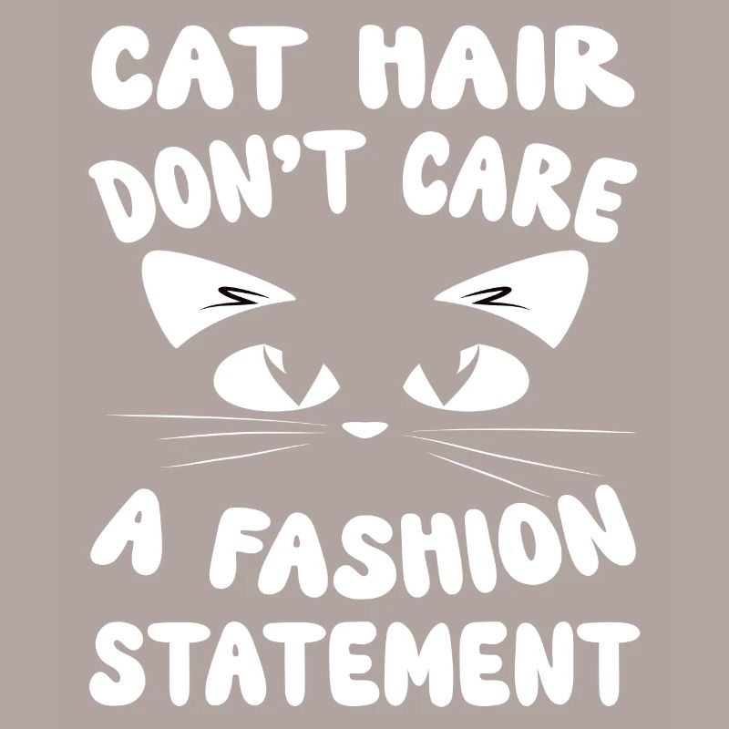 Les poils de chat ne se soucient pas d’une déclaration de mode - Katze