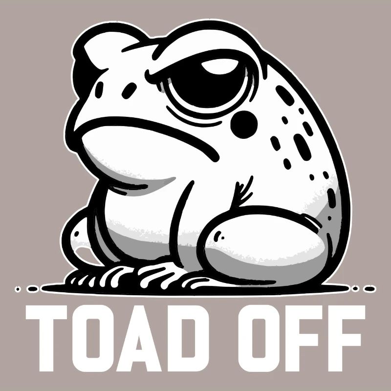 Vintage Frog Toad Meme Grumpy Frog Don't Toad Me