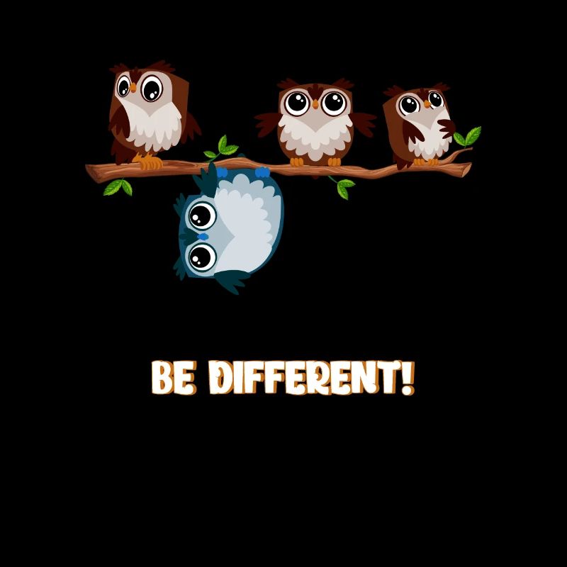 Be Different Cute Cute Owls Gift