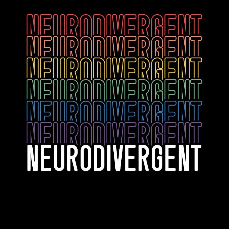 Neurodivergent Neurodiversity Rainbow ADHD ASD