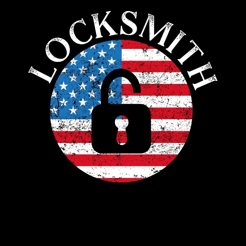 USA Flag Locksmith Lock Picking Locksmithing