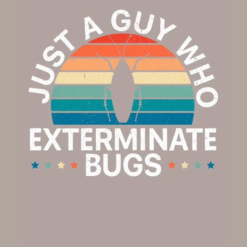 Nur ein Typ, der Bugs ausrottet Schädlingsbekämpfung