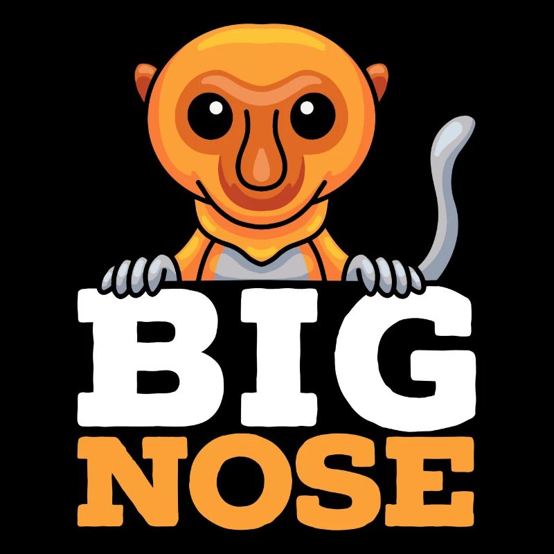 Big Nose Proboscis Singe Singe Faune Zookeeper
