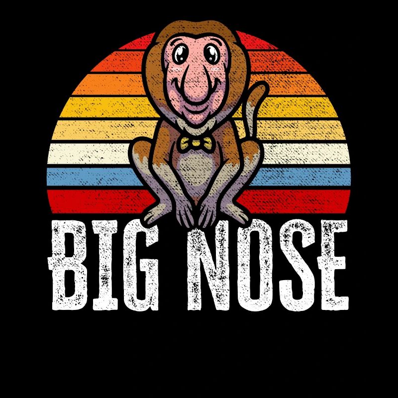 Big Nose Proboscis Singe Singe Faune Zookeeper