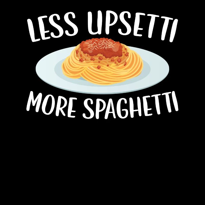 Moins d’upsetti Plus d’amateurs de spaghetti Mangeur de pâtes