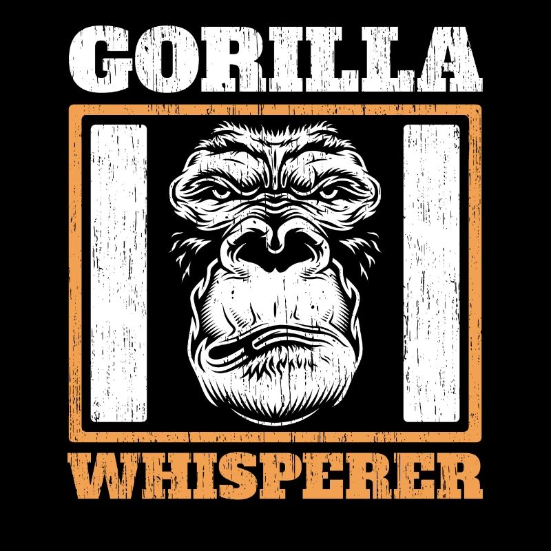 Gorilla Whisperer Ape Lover Monkey Zookeeper