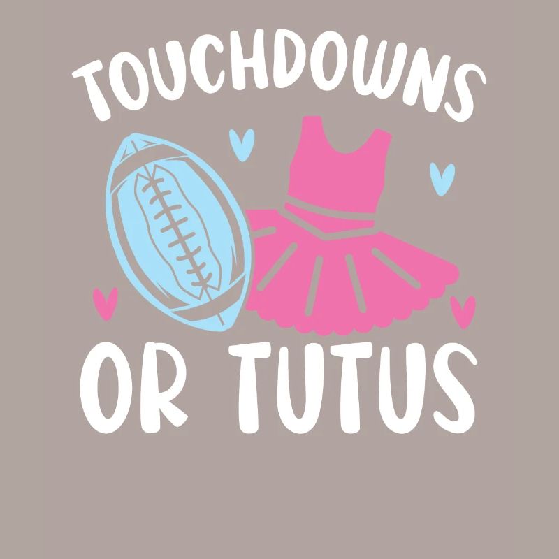 Touchdowns oder Tutus Schwangerschaft Geschlecht offenbaren