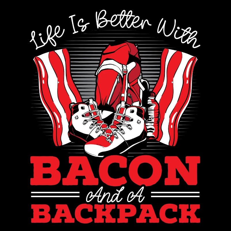 Camping et bacon Meat Camp Camper J’aime le bacon