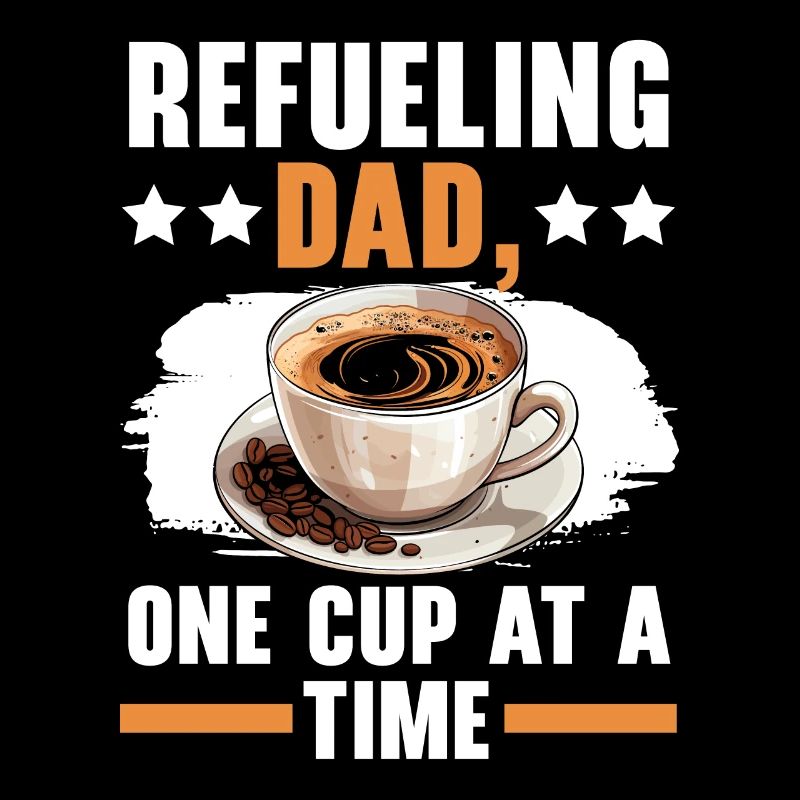 Papa Kaffeetrinker Koffein Papa Vatertag