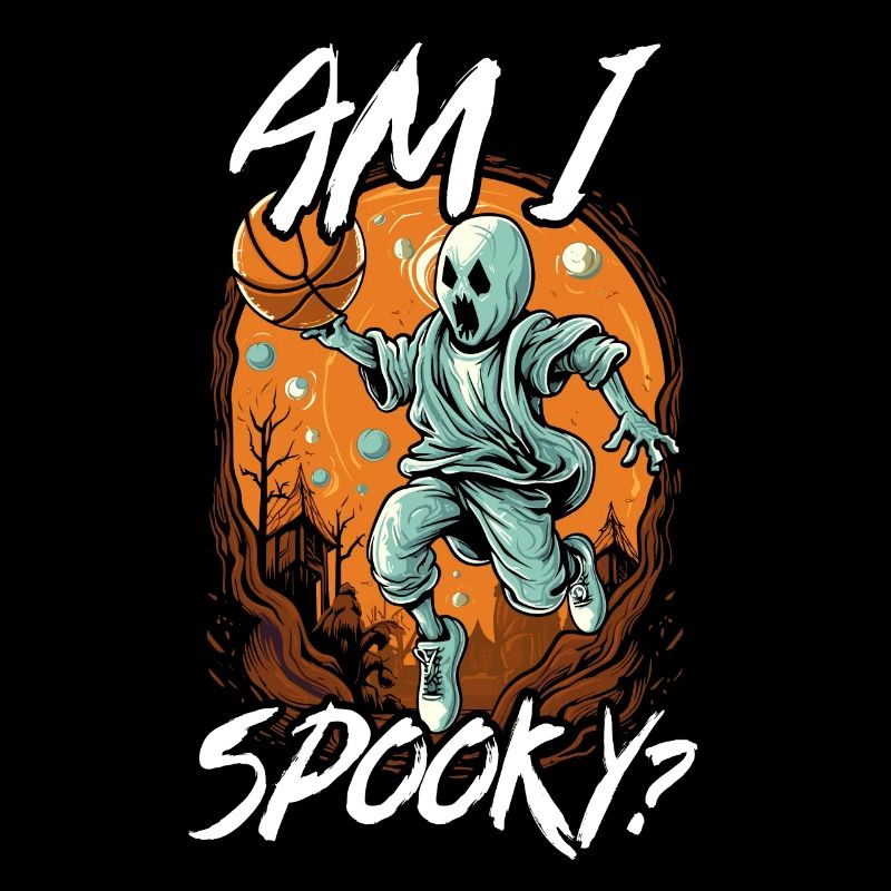 Basketball Halloween Süßes oder Saures Gruseliger Baller