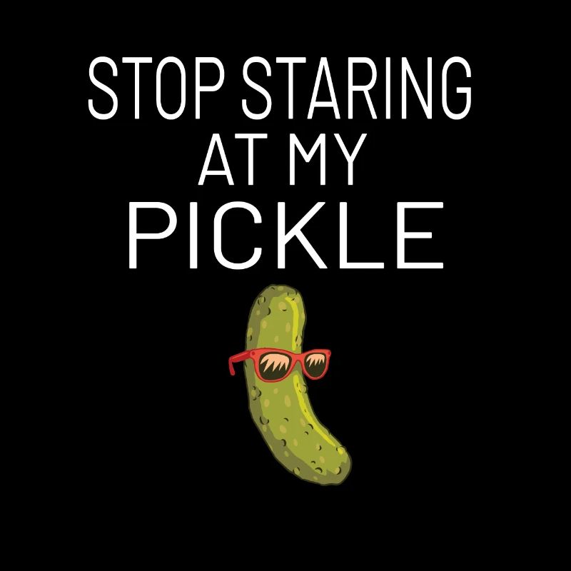 L’humour du concombre pour hommes arrête de regarder mon cornichon