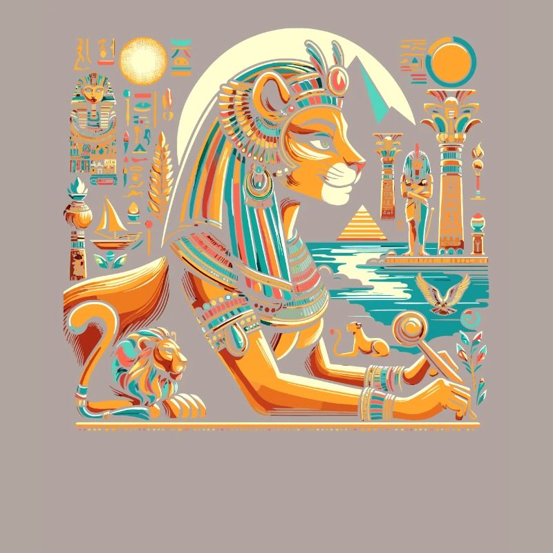 Bastet Déesse égyptienne Égypte Pyramide Égypte