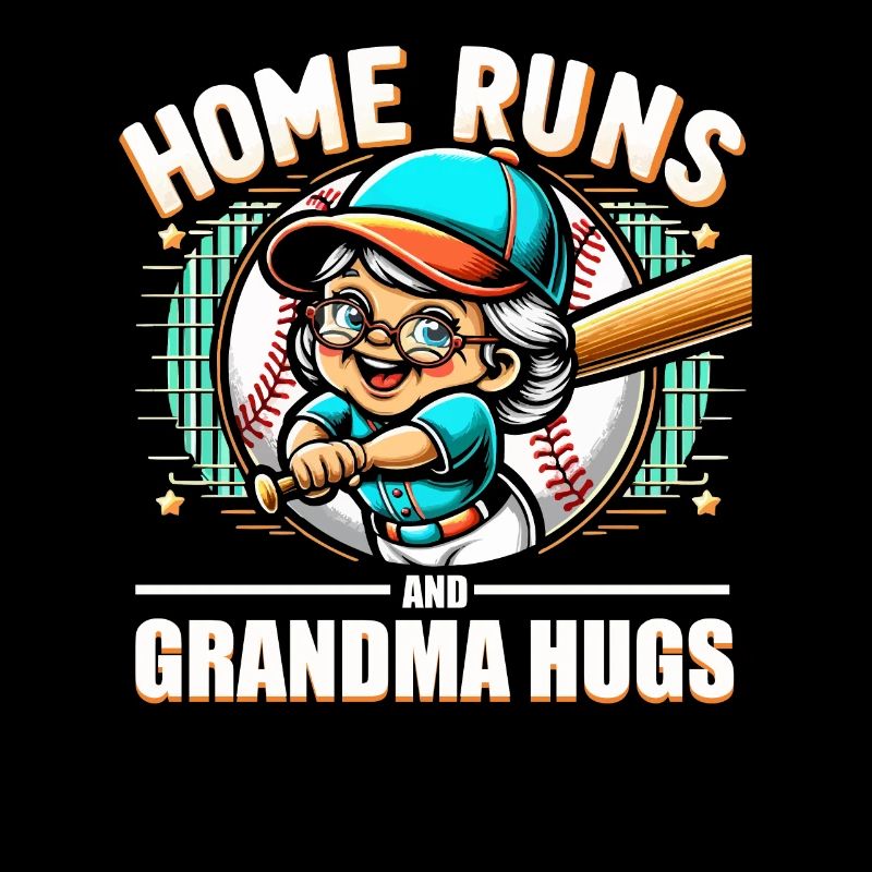 Baseball Oma Großmutter Großelterntag