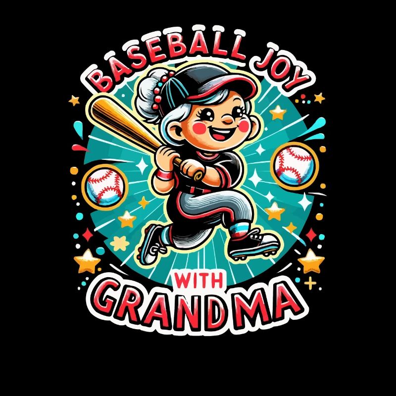 Baseball Oma Großmutter Großelterntag