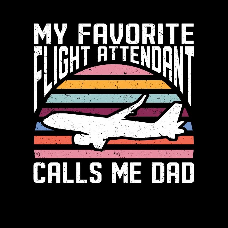 Flight Attendant Papa Stewardess Flight Attendant