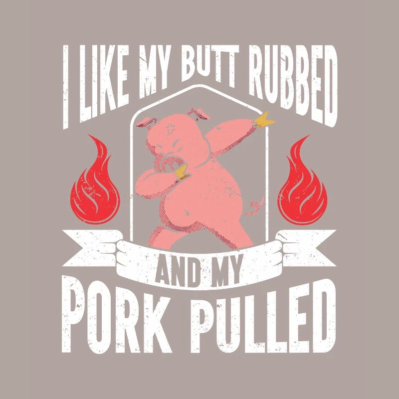 BBQ Pulled Pork Schwein Grill