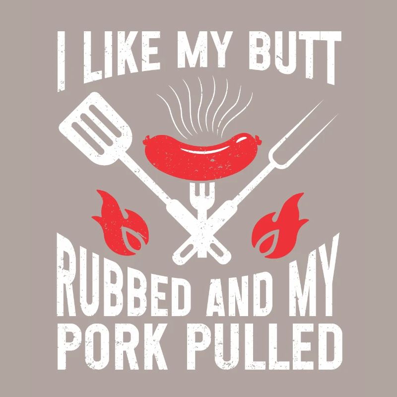 BBQ Pulled Pork Schwein Grill