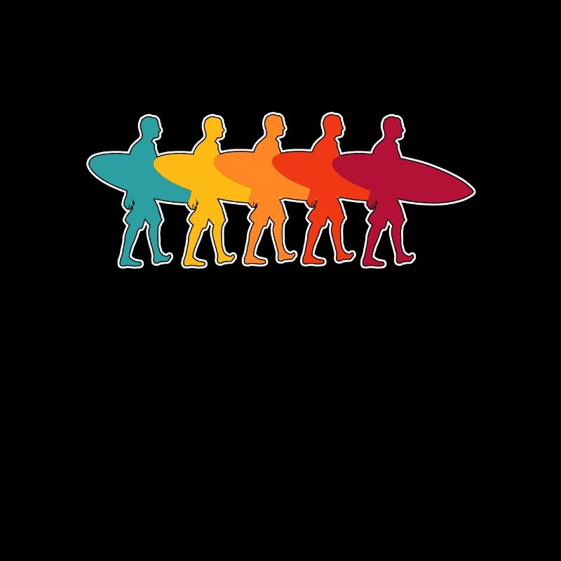 Design de surf rétro