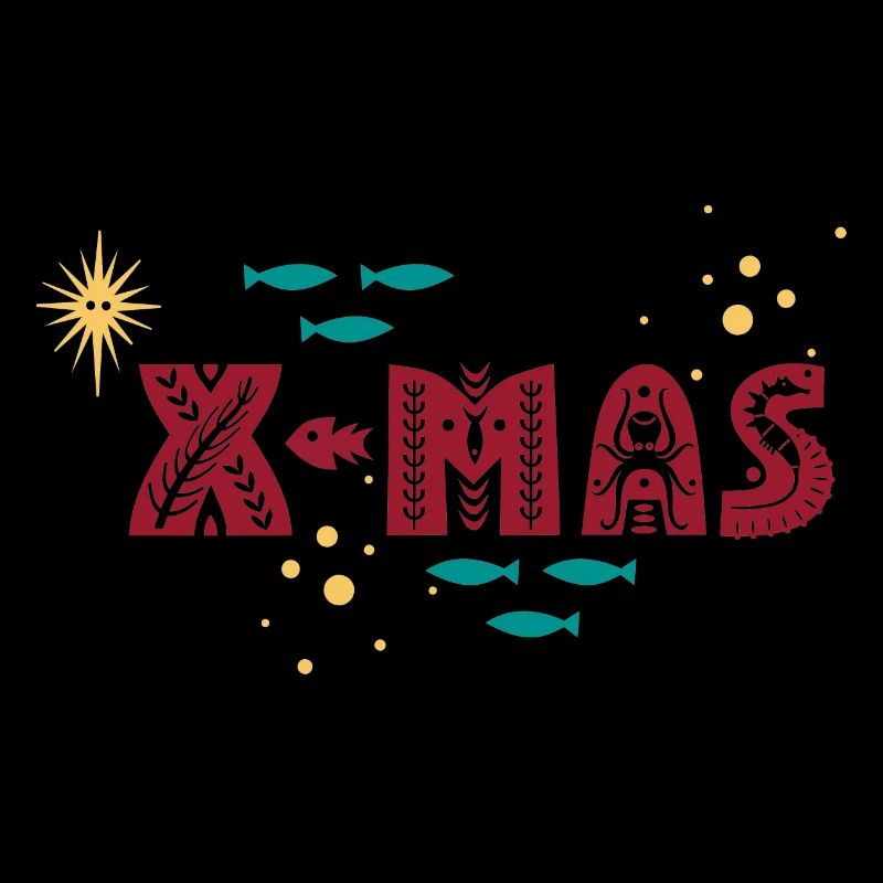 Meerestier Weihnachten