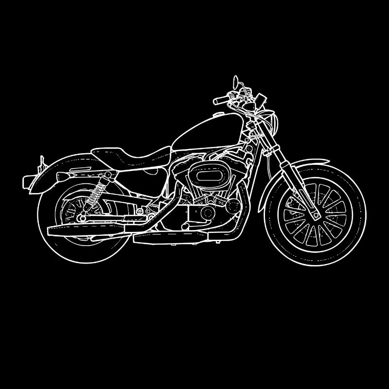 Motorrad Chopper
