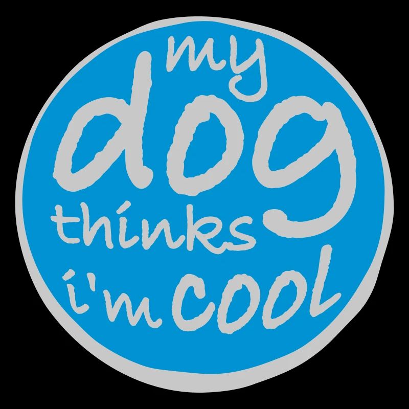 Dog thinks in the cool