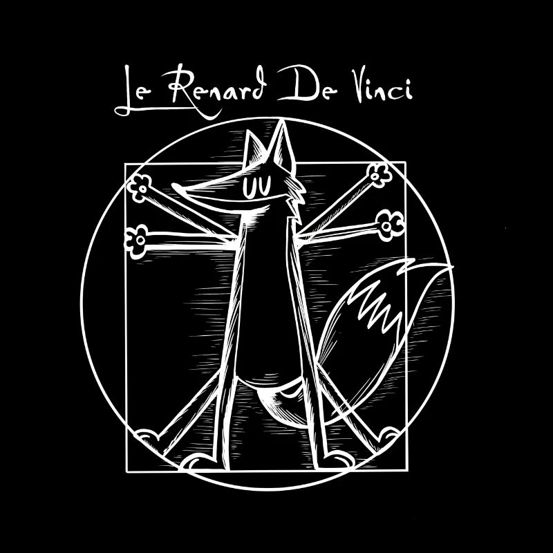 Le Renard de Vinci white