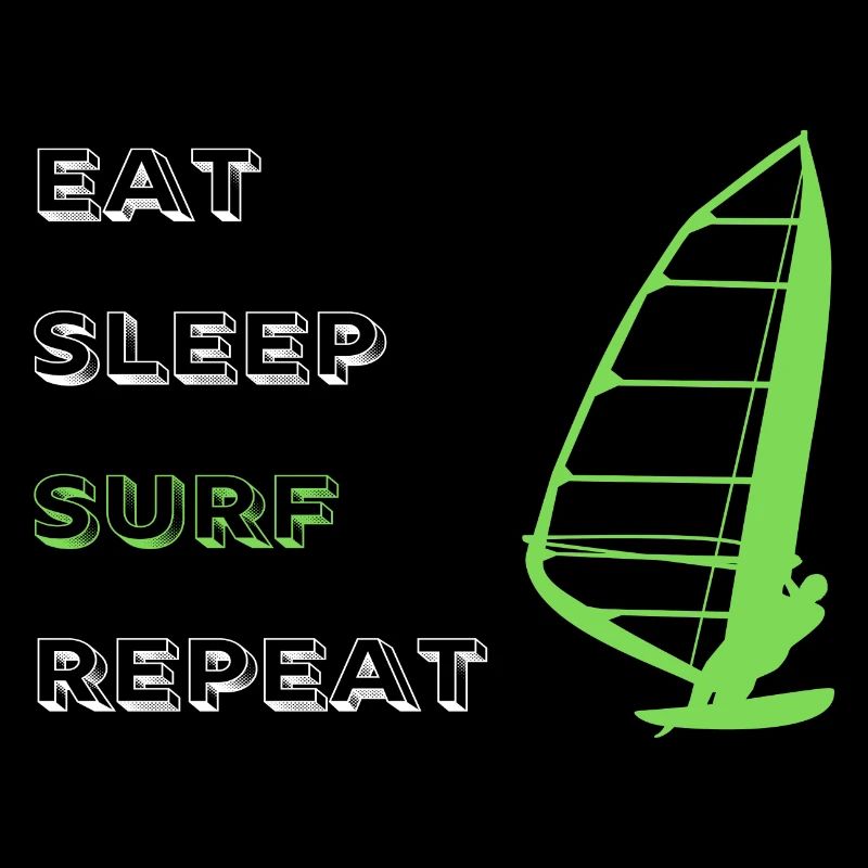 Manger Sommeil Planche à voile Répéter