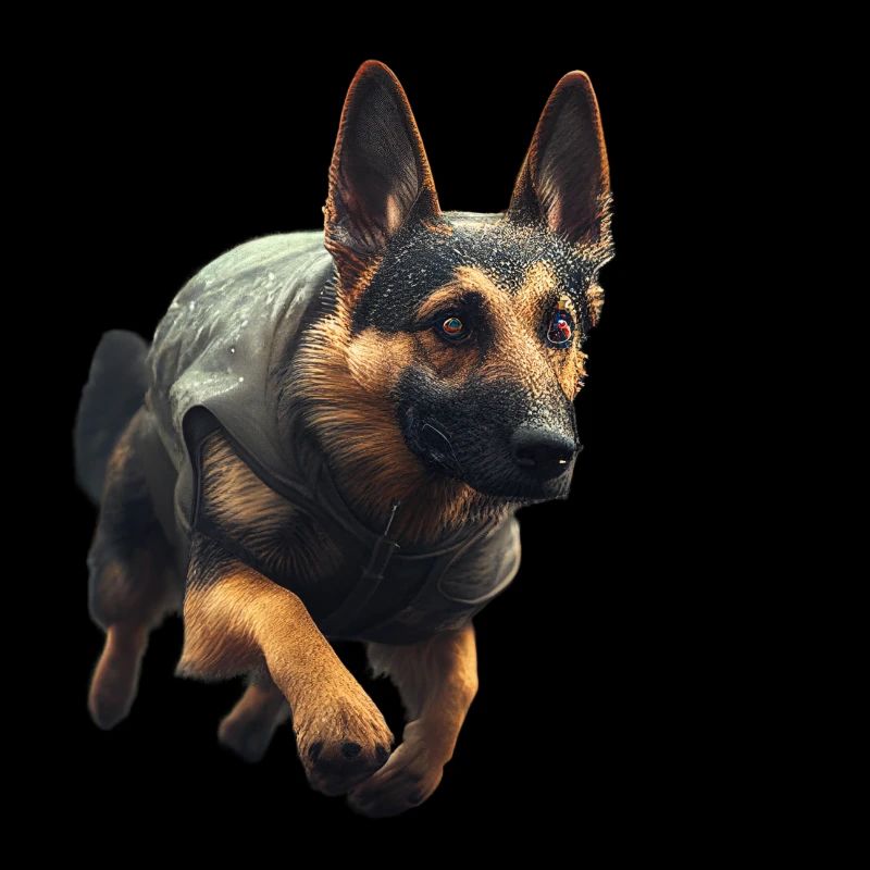 Chien avec sweat à capuche