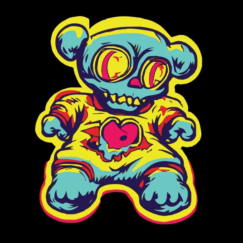 Horror Scary Bear Halloween Nosferatu Bear