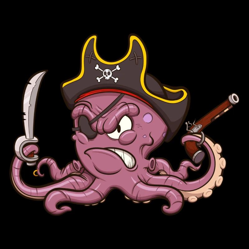 Pieuvre pirate