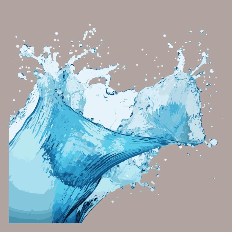Des éclaboussures d’eau !