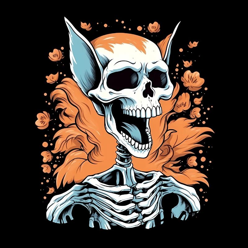 Halloween Skelett