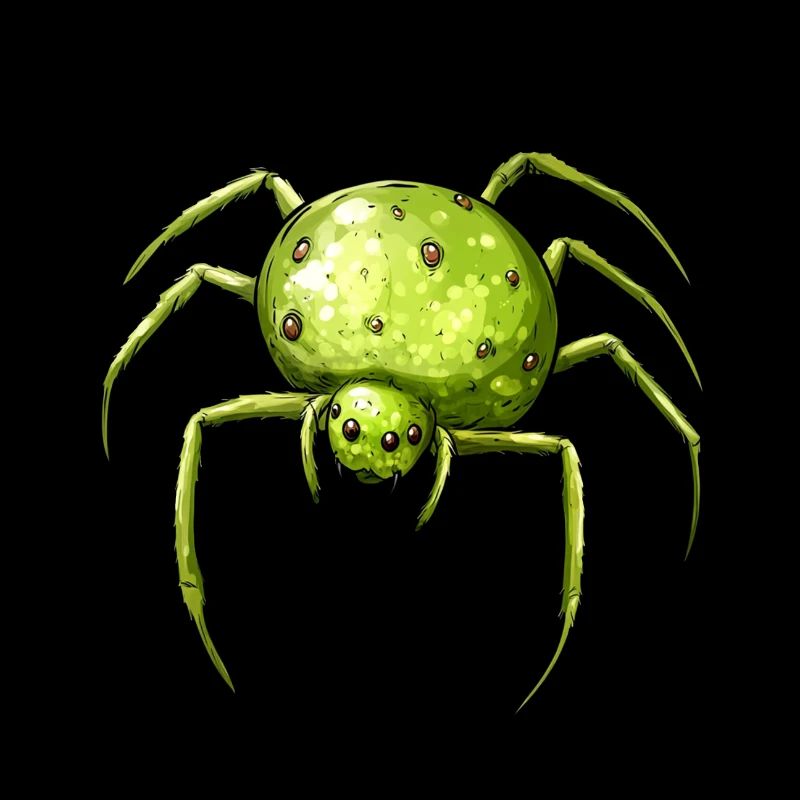 Apfelspinne Apfel Spinne