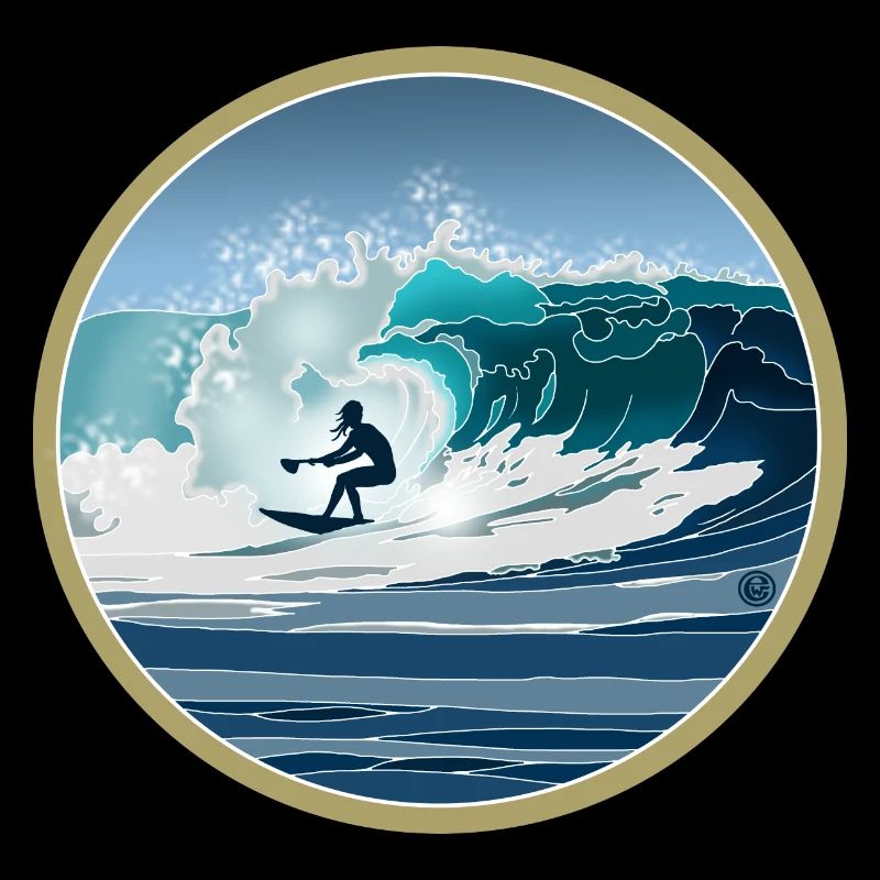 Big Wave SUP Surfer