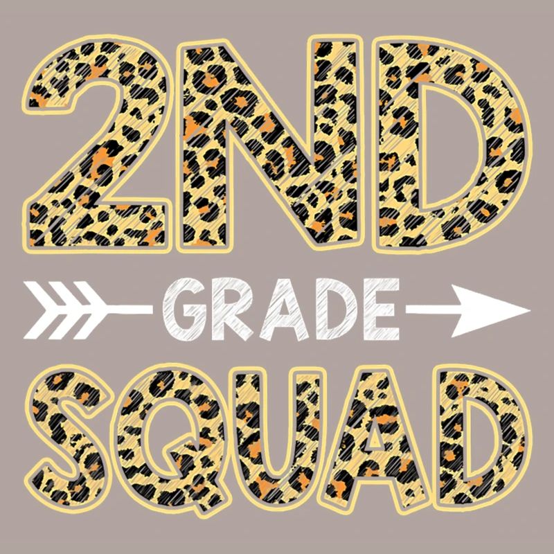 2Nd Grade Squad Leopard Second Grade Teacher Stud