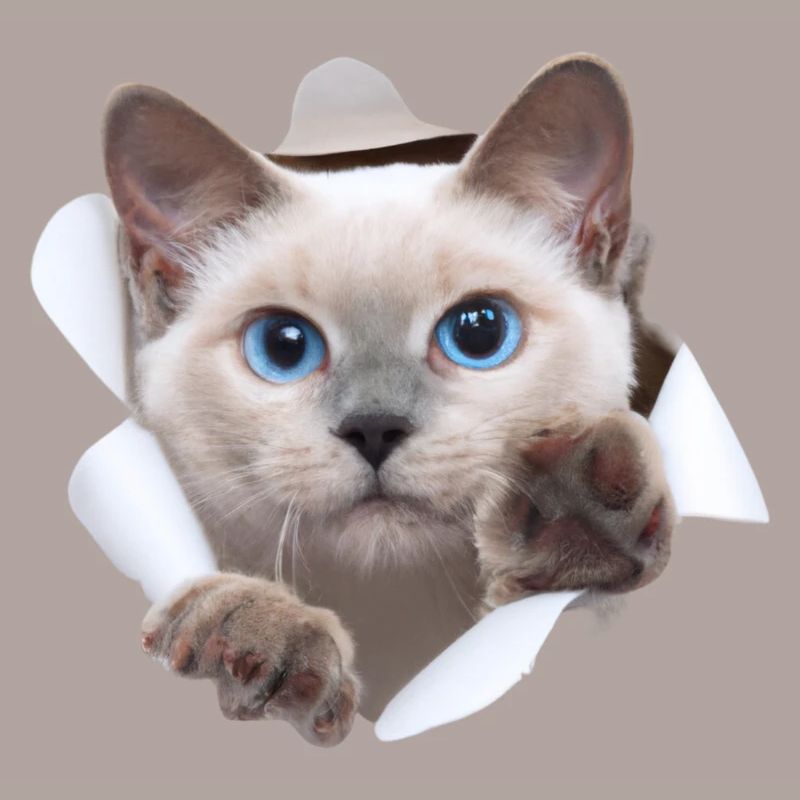 Bébé chat du monde caché