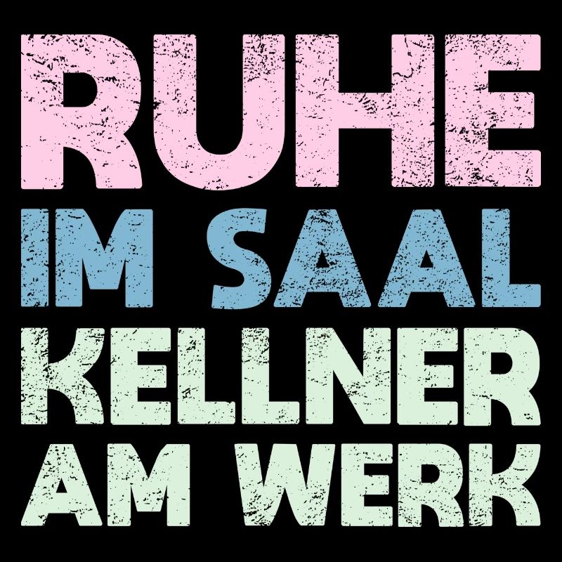 Ruhe Im Saal, Kellner Am Werk